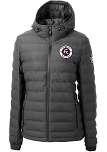 Cutter and Buck New England Revolution Womens Graphite Mission Ridge Repreve Heavy Weight Jacket