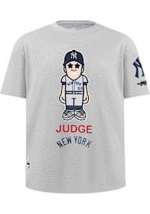 Aaron Judge New York Yankees Boys Grey Avatar Short Sleeve Fashion Tee