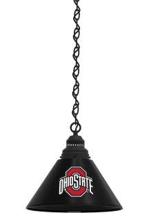 Black Ohio State Buckeyes Single Billiard Lamp