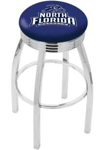North Florida Ospreys 3 Ring Chrome Seat Pub Stool -