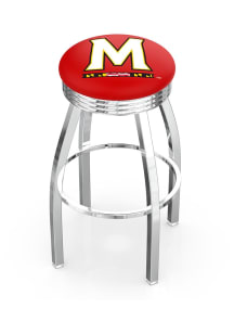 Maryland Terrapins 3 Ring Chrome Seat Pub Stool