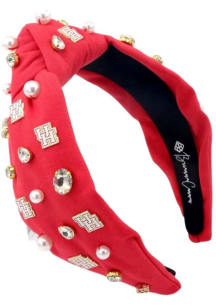 UHOU ACC Red Beaded Logo headband