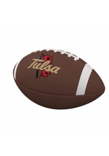 Tulsa Golden Hurricane Brown Logo Brands Full Size Composite Football