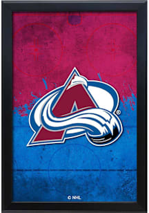 Colorado Avalanche Snap Frame LED Sign - Black