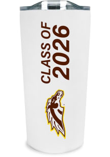 White Western Michigan Broncos 18oz Class of 2026 Soft Touch Stainless Steel Tumbler