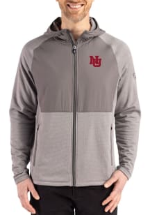 Mens Nebraska Cornhuskers Graphite Cutter and Buck Vault Peshastin Long Sleeve Full Zip Jacket