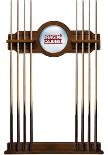Louisiana Ragin' Cajuns Solid Wood Cue Rack Pool Table