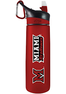 Miami RedHawks 24oz Tritan Plastic Water Bottle