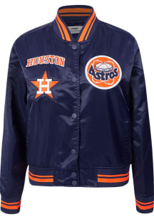 Pro Standard Houston Astros Mens Navy Blue Retro Classic Light Weight Jacket