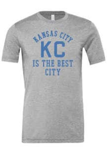 Kansas City Grey The Best City Short Sleeve Fashion T Shirt