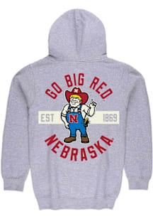 Summit Sportswear Nebraska Cornhuskers Mens Black Front Back Long Sleeve Full Zip Jacket