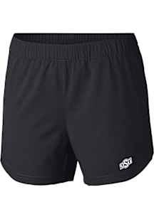 Columbia Oklahoma State Cowboys Womens Black Heat Seal Tamiami Pull-On Shorts
