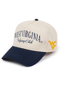 West Virginia Mountaineers Navy Blue Two Tone Ponyback Womens Adjustable Hat