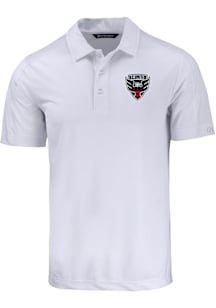 Cutter and Buck DC United Mens White Prospect Short Sleeve Polo