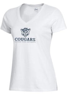Gear for Sports BYU Cougars Womens White Mia Short Sleeve T-Shirt