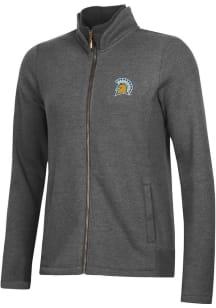 Gear for Sports San Jose State Spartans Womens Grey Relaxed Luxe Long Sleeve Full Zip Jacket