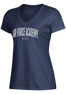 Gear for Sports Air Force Falcons Womens Blue Mia Short Sleeve T-Shirt