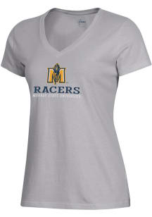 Gear for Sports Murray State Racers Womens Grey Mia Short Sleeve T-Shirt