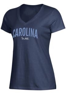 Gear for Sports North Carolina Tar Heels Womens Blue Mia Short Sleeve T-Shirt