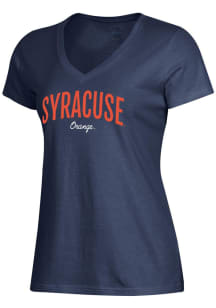 Gear for Sports Syracuse Orange Womens Blue Mia Short Sleeve T-Shirt