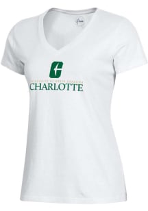 Gear for Sports UNCC 49ers Womens White Mia Short Sleeve T-Shirt