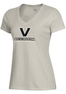 Gear for Sports Vanderbilt Commodores Womens Brown Mia Short Sleeve T-Shirt