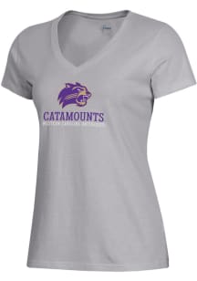 Gear for Sports Western Carolina Womens Grey Mia Short Sleeve T-Shirt