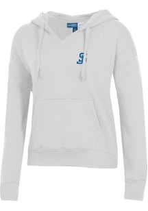 Gear for Sports San Jose State Spartans Womens Grey Big Cotton Hooded Sweatshirt