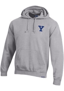 Gear for Sports Yale Bulldogs Mens Grey Big Cotton Long Sleeve Hoodie