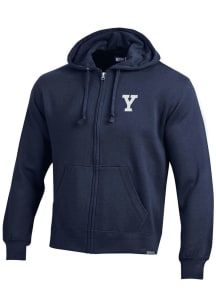 Gear for Sports Yale Bulldogs Mens Blue Big Cotton Long Sleeve Full Zip Jacket