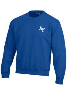 Gear for Sports Air Force Falcons Mens Blue Big Cotton Long Sleeve Crew Sweatshirt