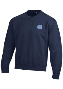 Gear for Sports North Carolina Tar Heels Mens Blue Big Cotton Long Sleeve Crew Sweatshirt