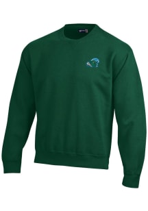 Gear for Sports Tulane Green Wave Mens Green Big Cotton Long Sleeve Crew Sweatshirt
