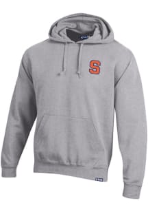 Gear for Sports Syracuse Orange Mens Grey Big Cotton Long Sleeve Hoodie