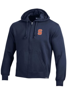 Gear for Sports Syracuse Orange Mens Blue Big Cotton Long Sleeve Full Zip Jacket