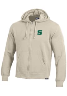Gear for Sports Slippery Rock Mens Oatmeal Big Cotton Long Sleeve Full Zip Jacket