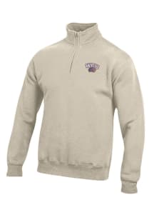 Gear for Sports Western Carolina Mens Oatmeal Big Cotton Long Sleeve 1/4 Zip Pullover