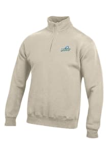 Gear for Sports Florida Gulf Coast Eagles Mens Oatmeal Big Cotton Long Sleeve 1/4 Zip Pullover