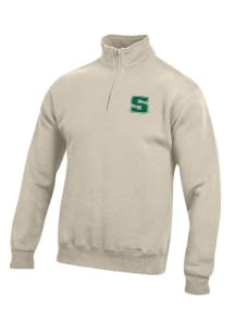 Gear for Sports Slippery Rock Mens Oatmeal Big Cotton Long Sleeve 1/4 Zip Pullover