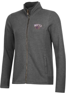 Gear for Sports Western Carolina Womens Grey Relaxed Luxe Long Sleeve Full Zip Jacket