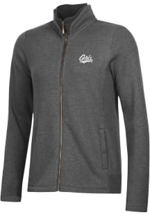Gear for Sports Montana Grizzlies Womens Grey Relaxed Luxe Long Sleeve Full Zip Jacket
