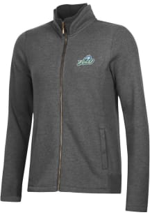 Gear for Sports Florida Gulf Coast Eagles Womens Grey Relaxed Luxe Long Sleeve Full Zip Jacket