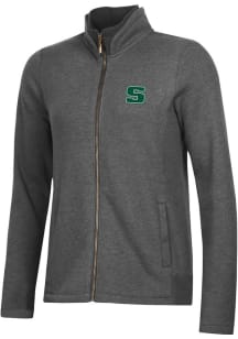 Gear for Sports Slippery Rock Womens Grey Relaxed Luxe Long Sleeve Full Zip Jacket
