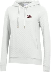 Gear for Sports Montana Grizzlies Womens White Relaxed Quilted Hooded Sweatshirt