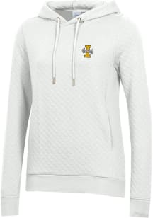 Gear for Sports Idaho Vandals Womens White Relaxed Quilted Hooded Sweatshirt