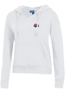 Gear for Sports Montana Grizzlies Womens White Big Cotton Hooded Sweatshirt