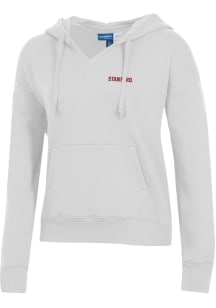 Gear for Sports Stanford Cardinal Womens Grey Big Cotton Hooded Sweatshirt