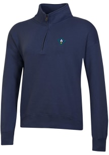 Gear for Sports UNCW Seahawks Womens Blue Big Cotton 1/4 Zip Pullover