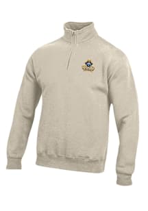 Gear for Sports University of Massachusetts Dartmouth Mens Oatmeal Big Cotton Long Sleeve Qtr Zip..