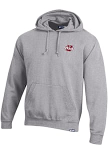 Gear for Sports Massachusetts Minutemen Mens Grey Big Cotton Long Sleeve Hoodie